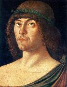 BELLINI, Giovanni Portrait of a Humanist tyu oil on canvas